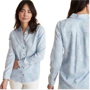 Marine Layer Carlin Floral Bandana Print Button Shirt XS